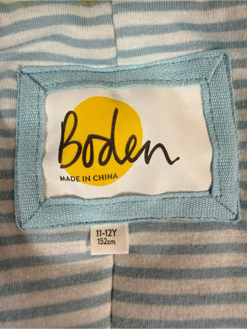 BODEN Girls Hooded Wool Blend Duffle Coat 11-12Y Toggle Jacket Preppy Luxury